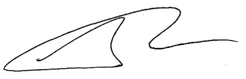 Gordon Pan Signature