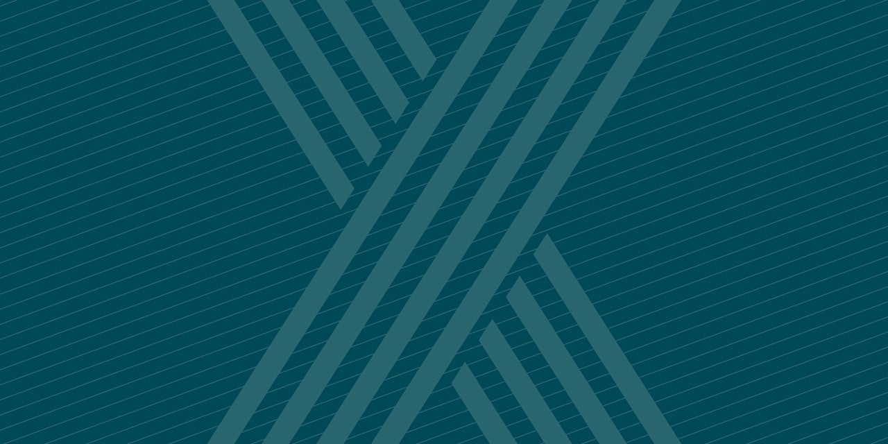 Abstract image of a large X