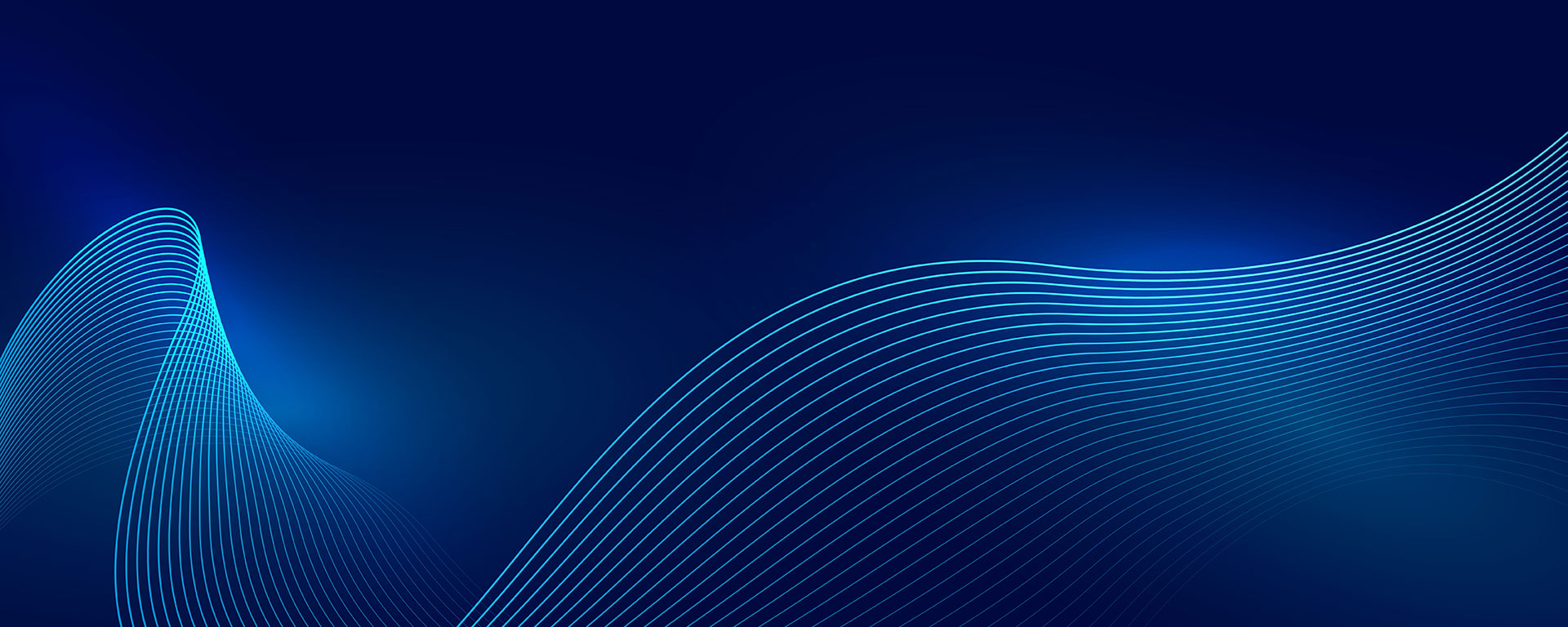 Abstract blue wave graphic