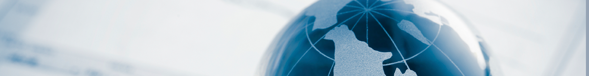 Partial image of glass globe