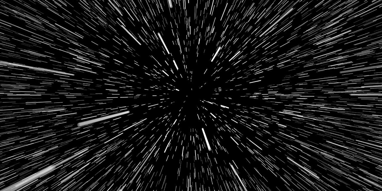 Star field in space