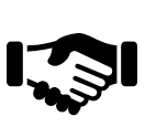 Icon image: Hands shaking