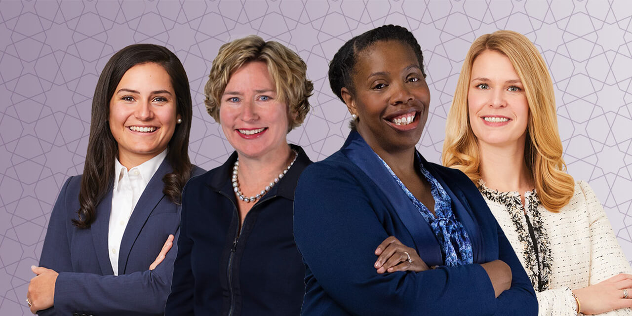 Four female Baird associates.