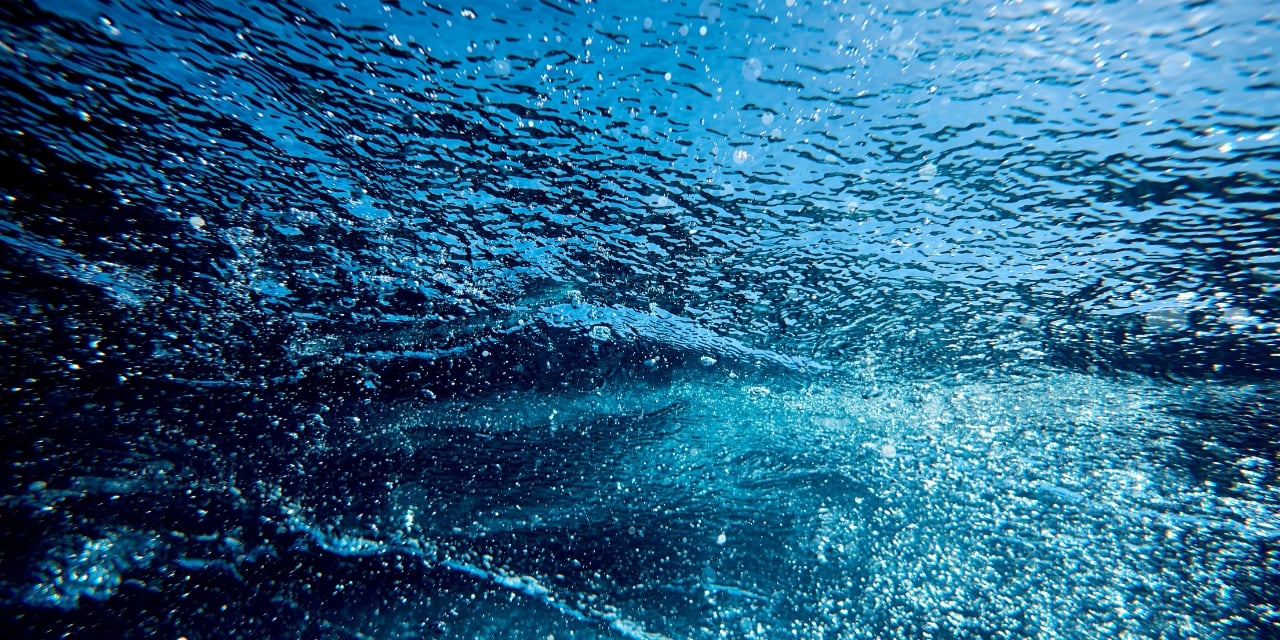 Close up image of water