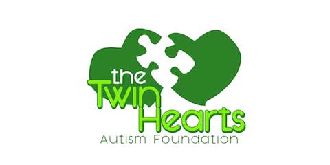 The Twin Hearts Autism Foundation Logo