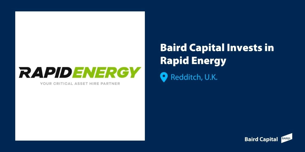 Baird Capital Invests in Rapid Energy